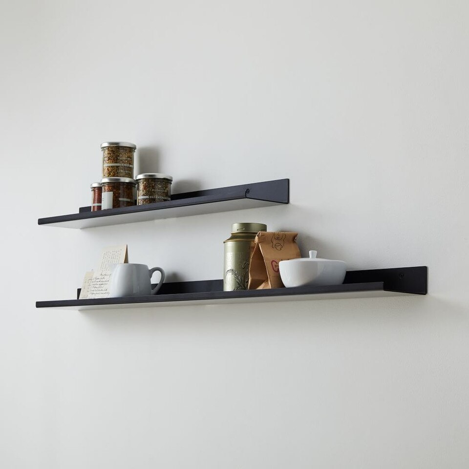 Floating Lines Metal Ledges West Elm UK